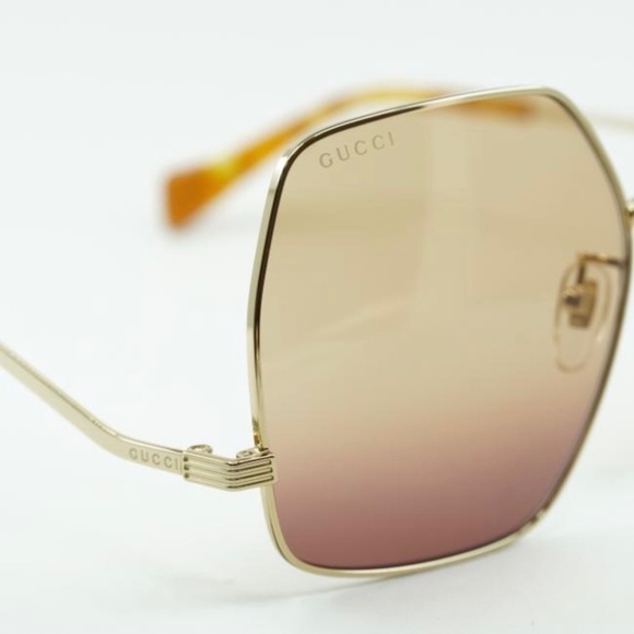 Gucci Authentic Women’s Geometric Sunglasses with Original Case & Bag - Picture 7 of 16